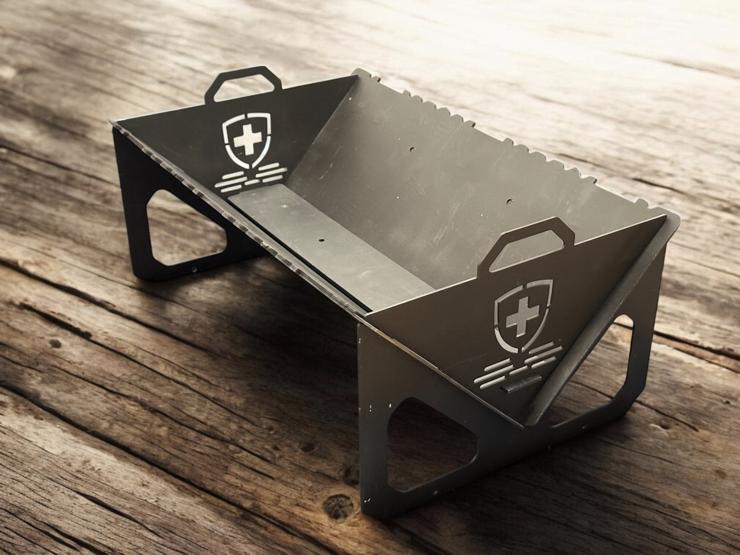 Tragbarer Edelstahlgrill mit Tragetasche – Dein perfekter Outdoor-Kochbegleiter!