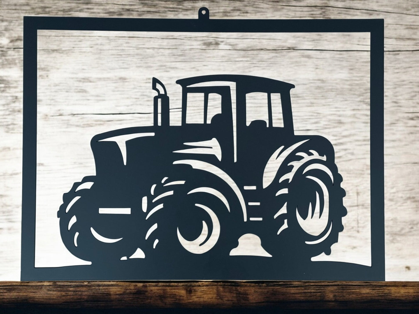 Traktor Metall Wanddeko