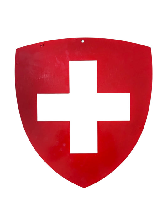 Schweizer Schild Metall Wanddeko